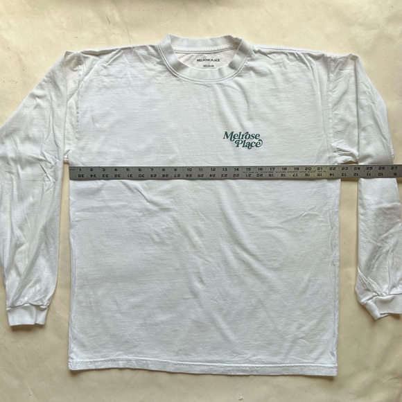 Melrose place long sleeve cotton tshirt, used excellent condition, new republic - Picture 7 of 7
